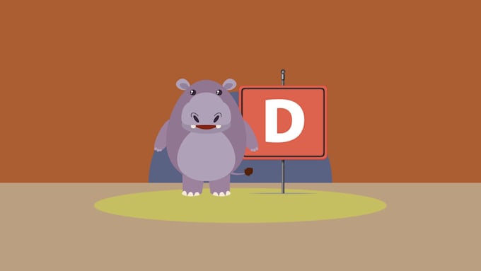 create kids learning video animation