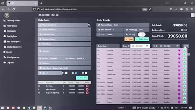 build wholesale order and inventory system with analytics and smart reports