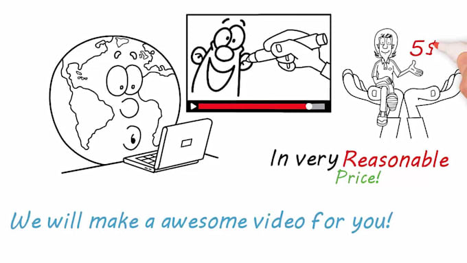 create an awesome whiteboard animation video