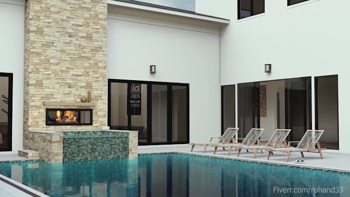 do cinematic architectural videos and walkthrough animations