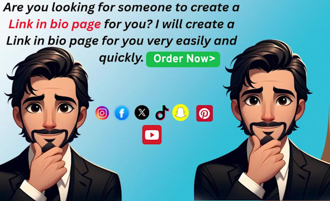 create link in bio page, small amount