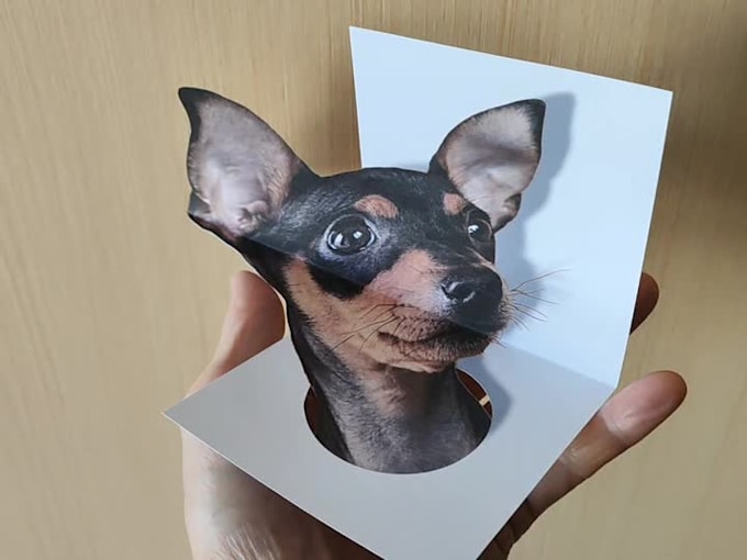 convert 2d image to 3d optical illusion card