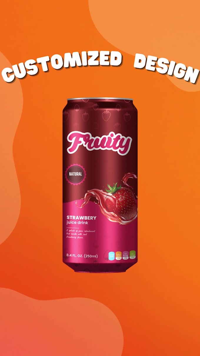 product packaging label for your beer, drink or beverage