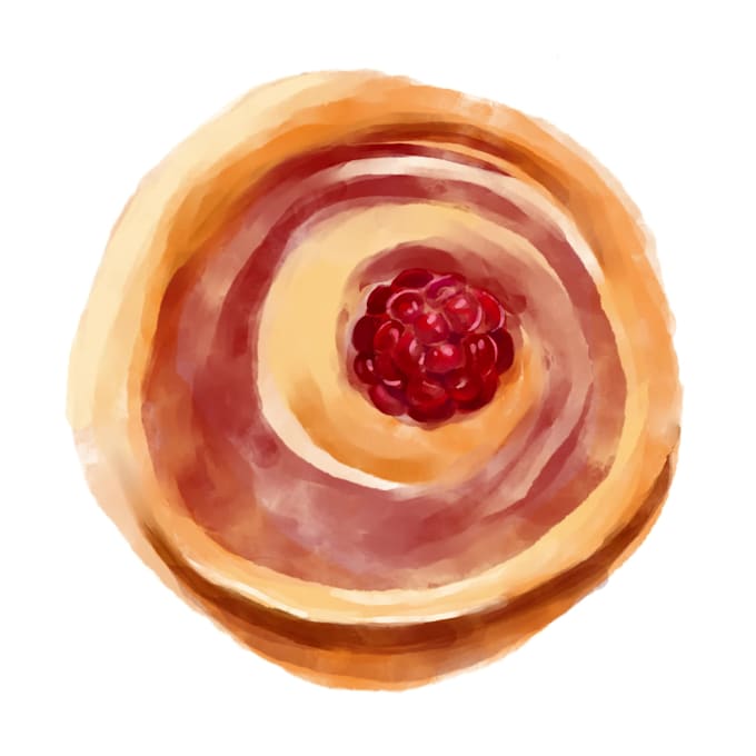 draw digital watercolor illustration in procreate