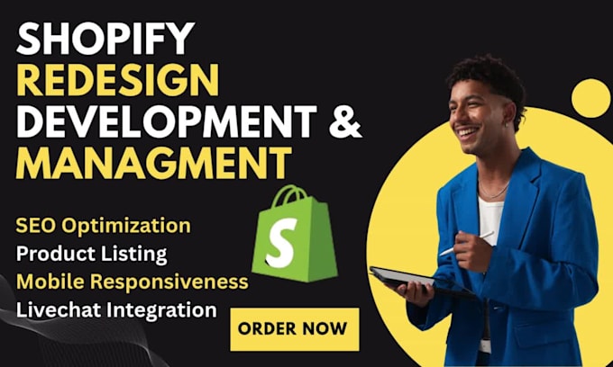 shopify cro, redesign, domain connect, manage store as a shopify expert