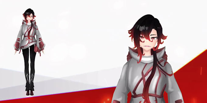 design and rig 2d vtuber model