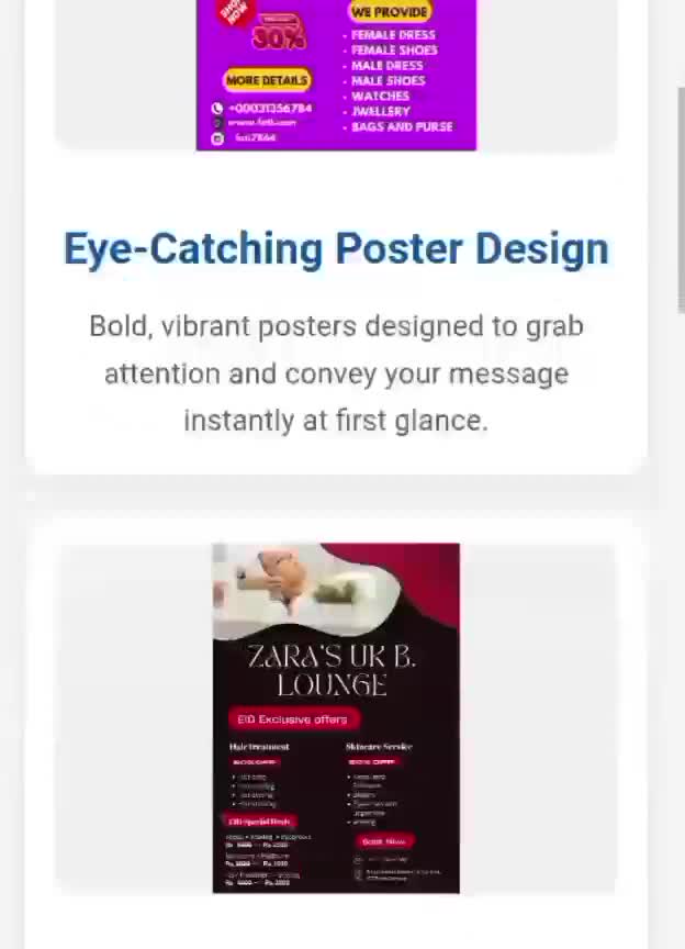 design stunning posters,  logo and cards
