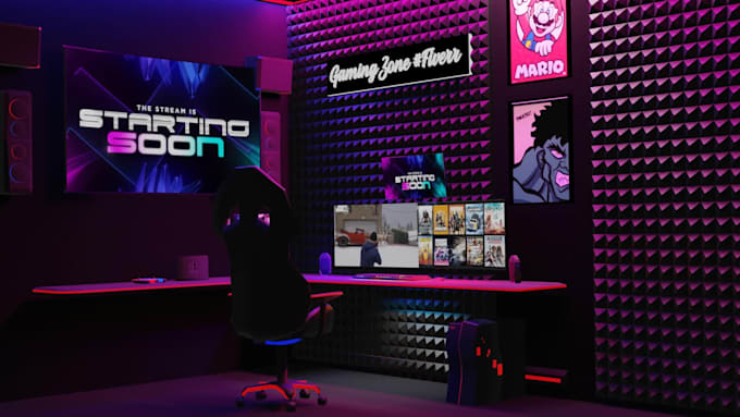 create 3d high quality loop animation design