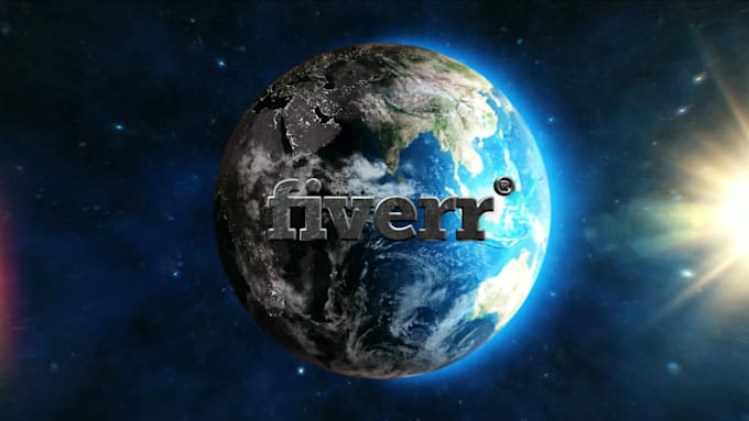 create a great cinematic logo opener featuring the globe