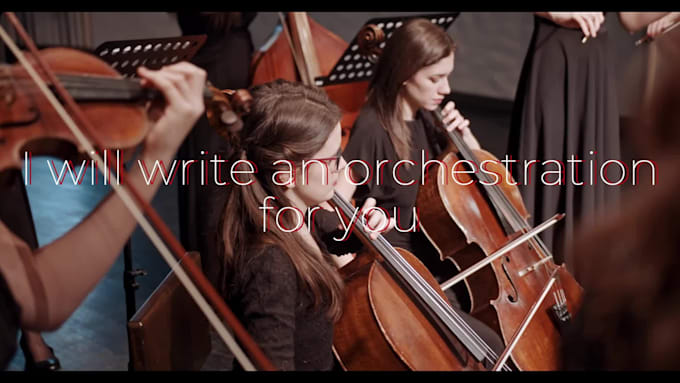 write an orchestration for you