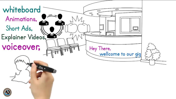 Create whiteboard explainer animation video with vide scribe by Bisma ...