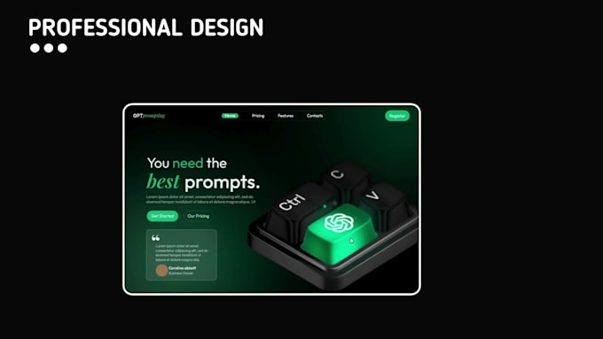 craft a landing page for your startup or portfolio