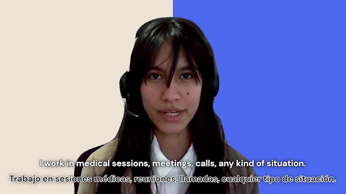 be your english and spanish interpreter