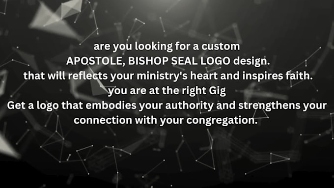 design church seal logo apostle or bishop seal