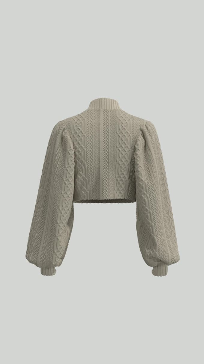 create 3d clothing, 3d garment, 3d fashion design animation