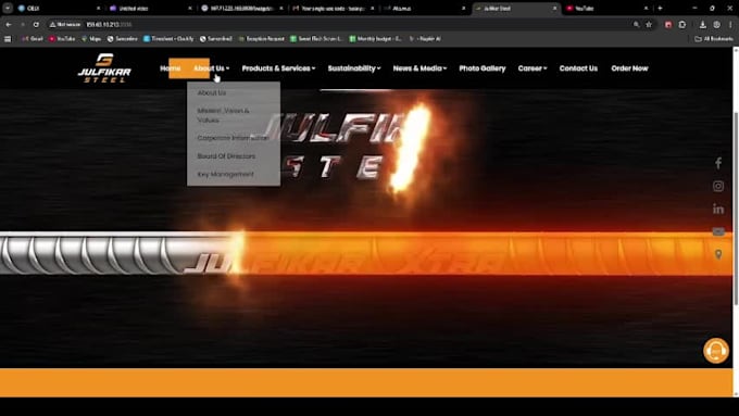 design, build, and develop a custom responsive ai powered website