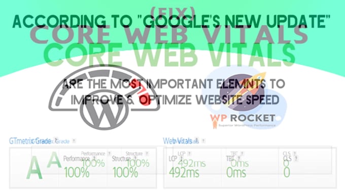 fix core web vitals of wordpress website