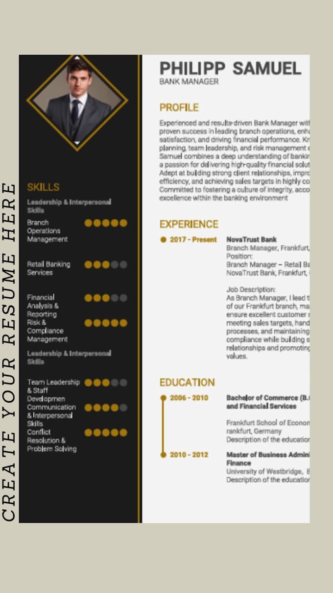 create a CV to get your dream job