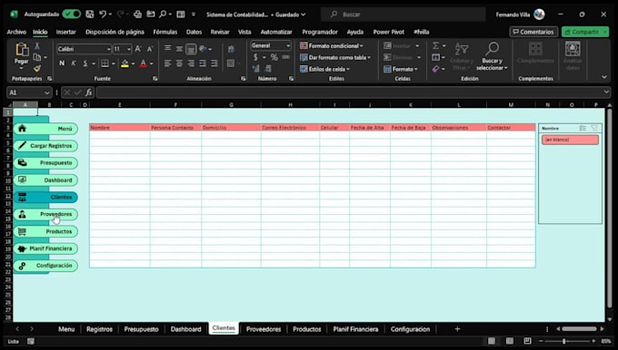experto en excel contable, administrativo y financiero