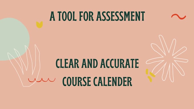 create your course outline  and curriculum
