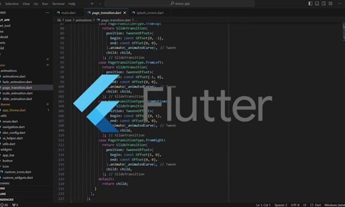 review, debug and fix flutter app errors, bugs and crashes
