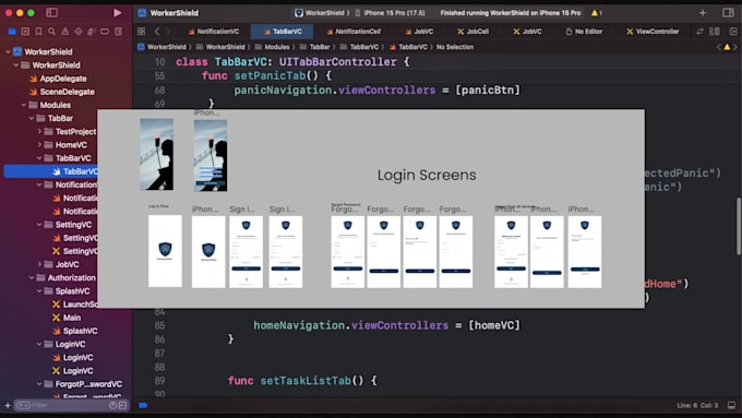 develop a professional ios app for iphone using swift and swiftui