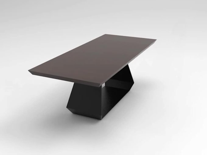 made 3d furniture design with rendering