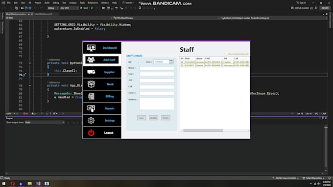 Create desktop application in csharp visual studio by Arsalanahmed216 ...