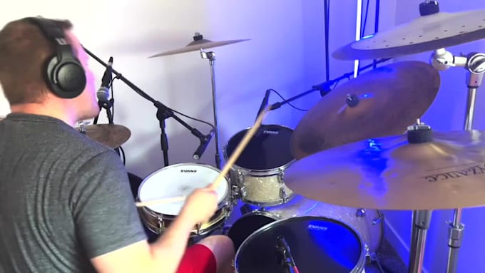 record funk drums on your song