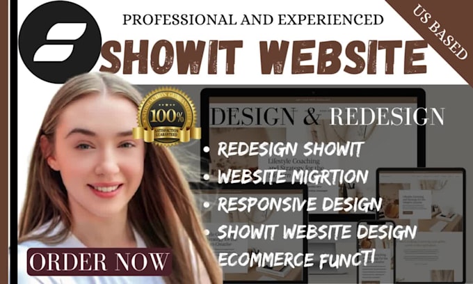 update showit website, design and redesign photography website and development