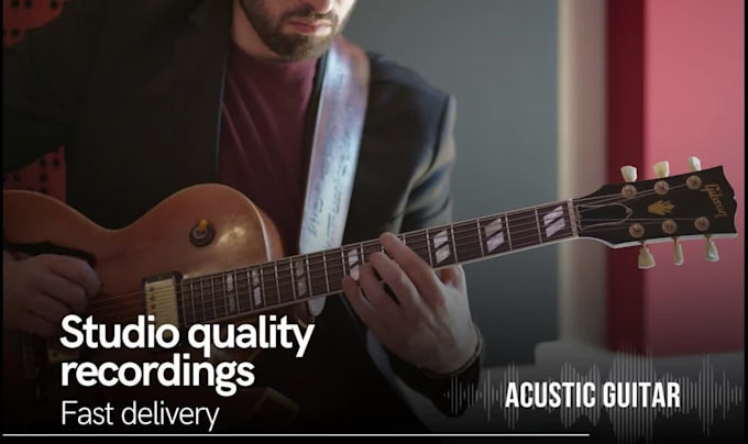 record studio quality acoustic guitar
