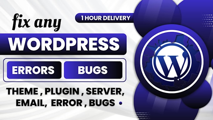 fix wordpress error, wordpress bug fix, fix critical error, wordpress issues