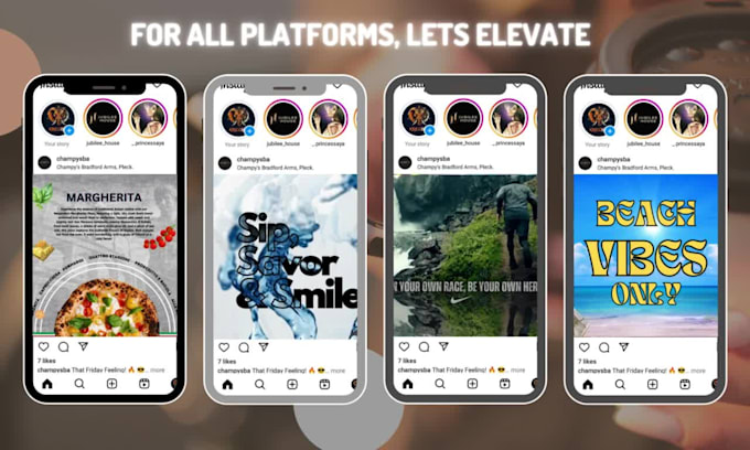 design engaging instagram posts, reels and stories for you