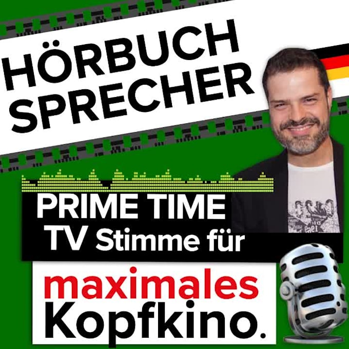 record a captivating and trusted german audiobook voiceover deutsch