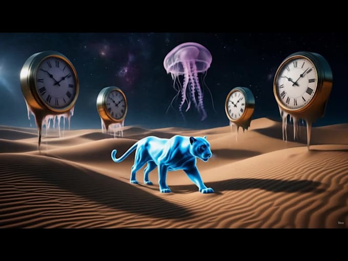 create an ai generated animated trippy and mind bending video
