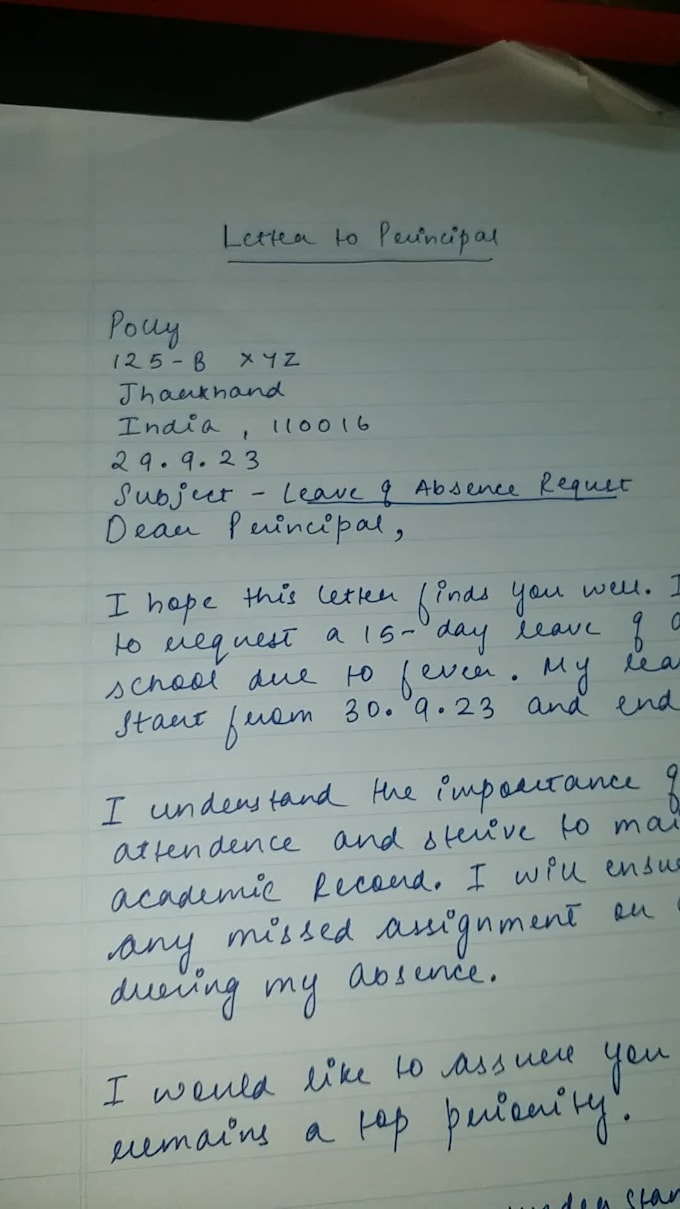 make a professional letter for you