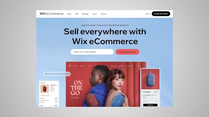 build wix website, wix website design, wix commerce, wix redesign