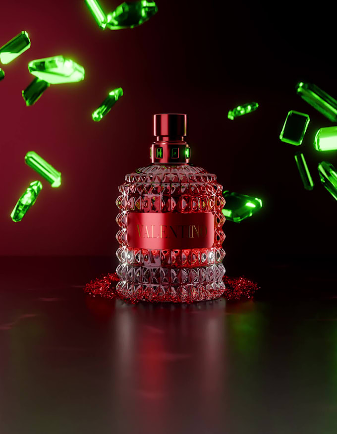 create exquisite luxury perfume animations