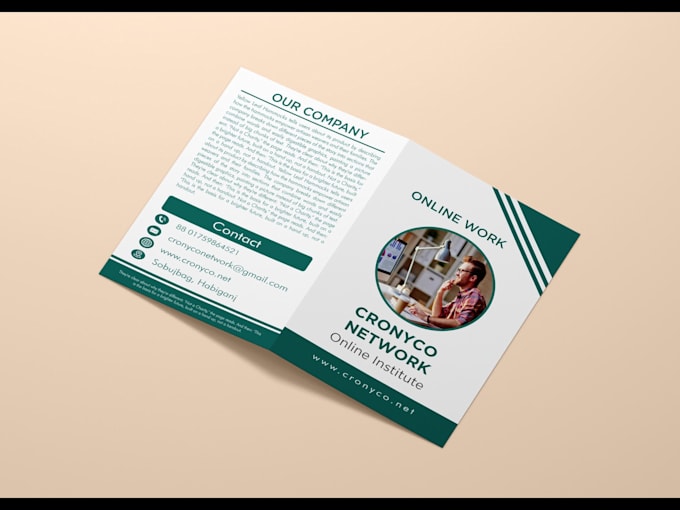 do professional brochure design in 12 hours