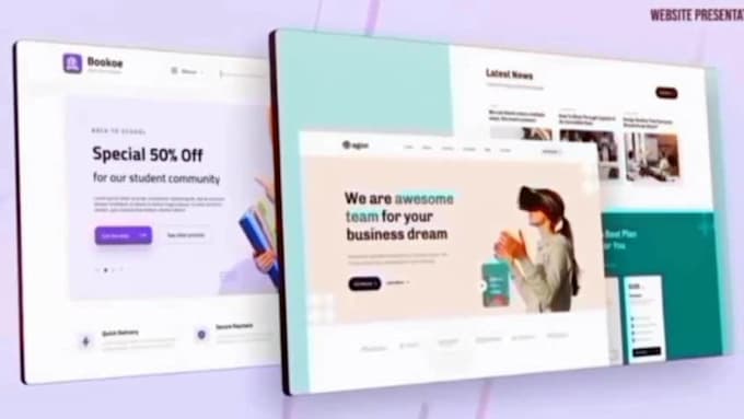 build business website design and website development as full stack developer