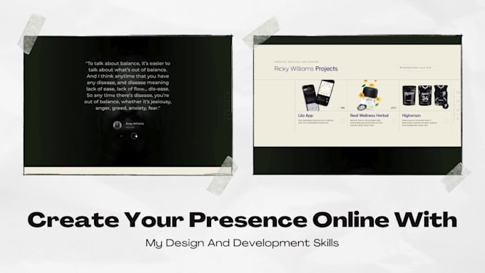 design a portfolio or resume website that showcases your work and wins clients