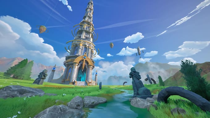 create an environment for videogames in unity or unreal