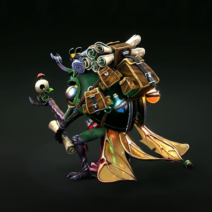 create 3d characters for games, figurines, funko, printing