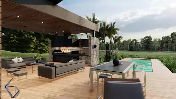 do renderings with landscape for your project