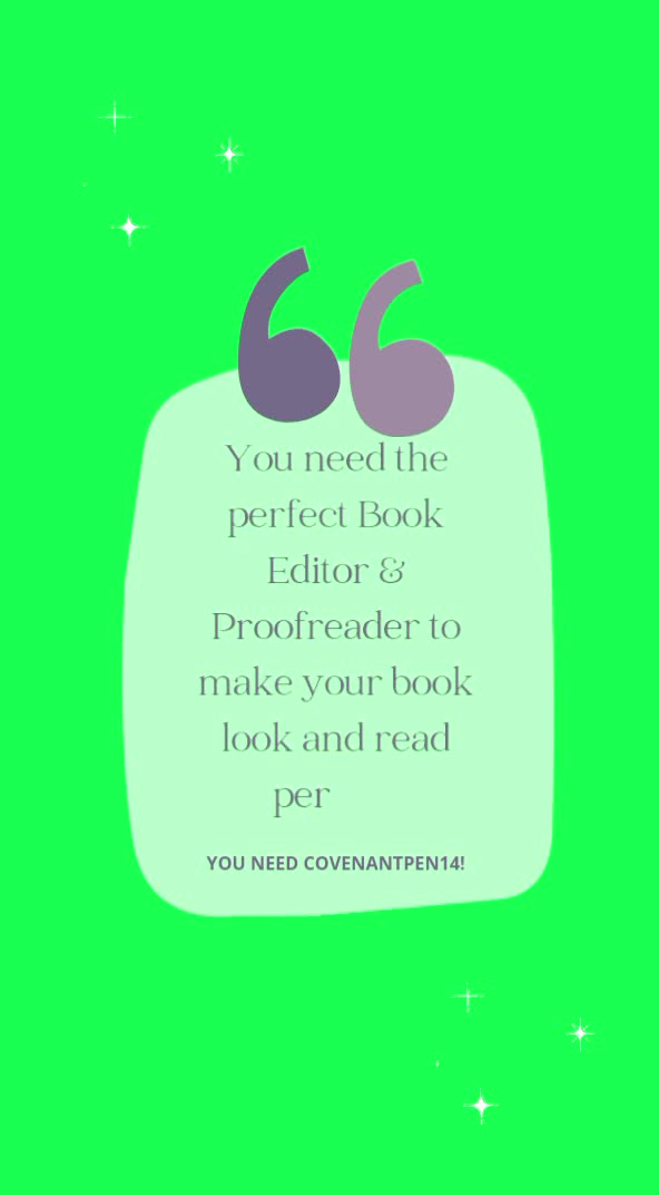 Be your professional book copy editor and proofreader by Covenantpen14 Fiverr