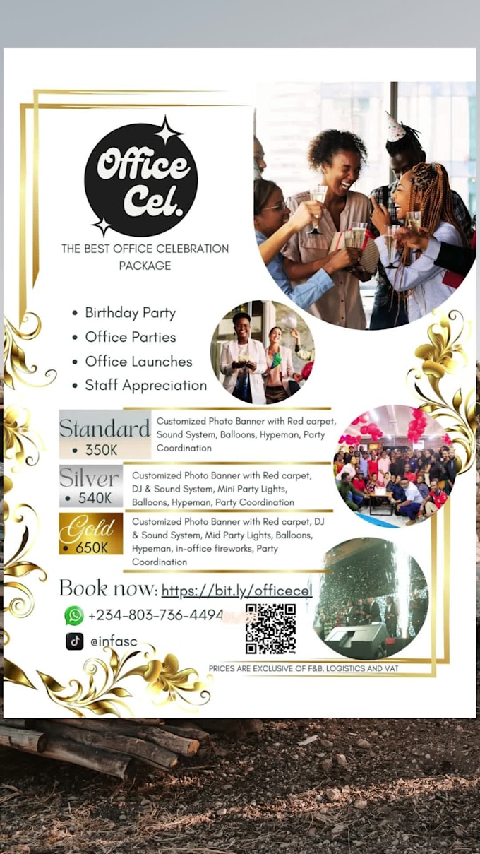 design a catchy and premium quality flyer