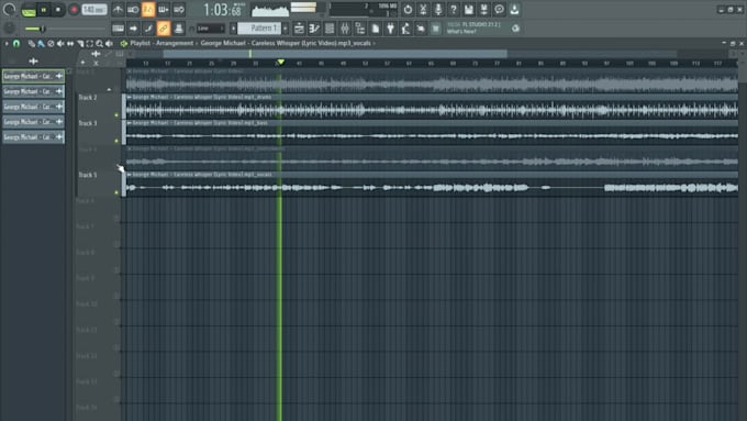 separate the provided audio into stems