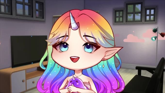 create chibi pngtuber twitch streamer