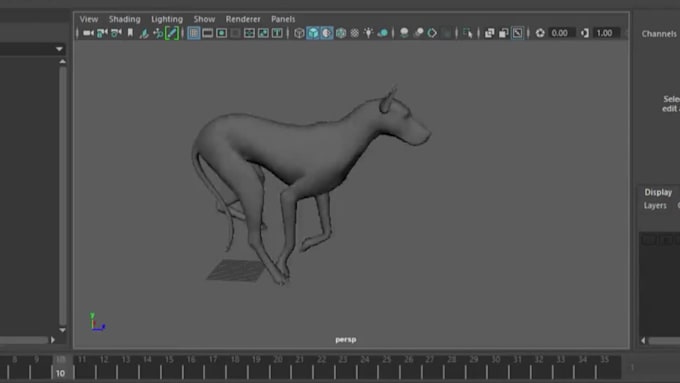 animate 3d character in maya