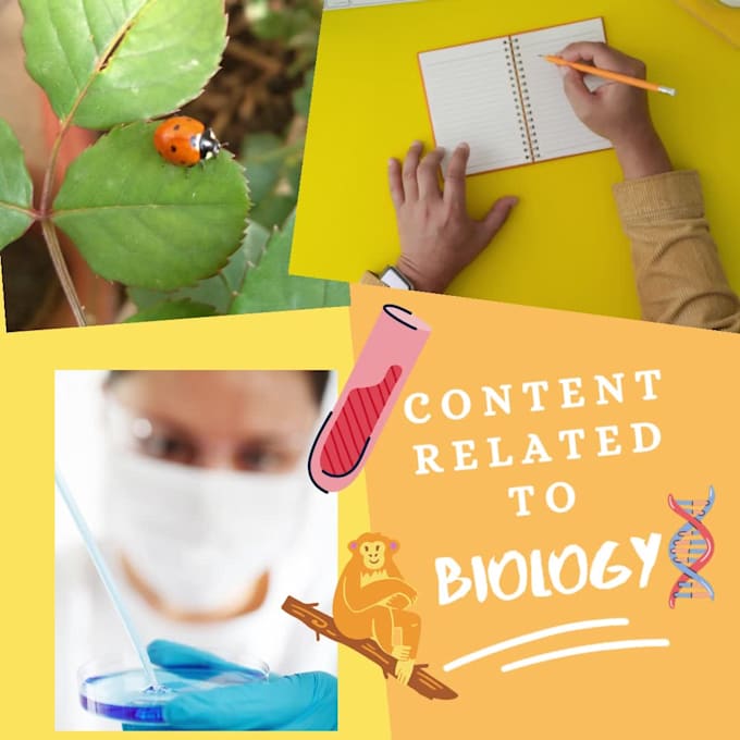 write content related to biology